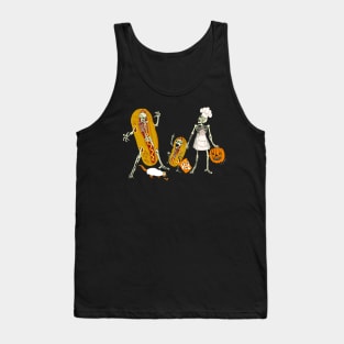 Booooo-Yaaaaah! Halloween Skeleton Family Goes Trick or Treating! Tank Top